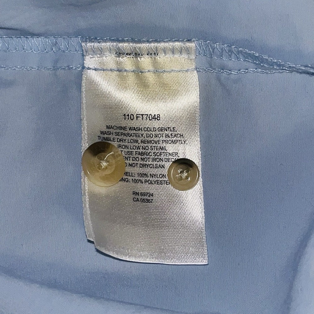 Columbia PFG Men's Blue Shirt Large Tall LT Long Sleeve‎ Fishing Vented Mesh - Picture 5 of 6